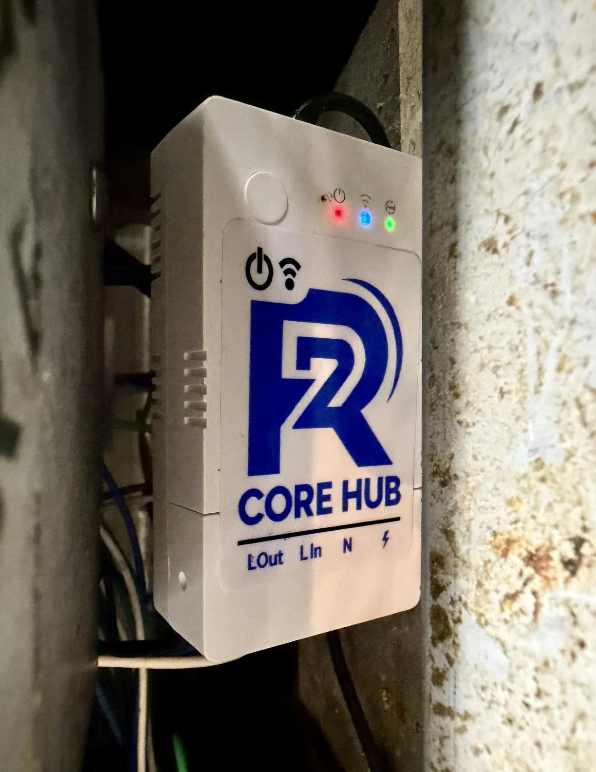 2R Core Hub installed at commercial refrigeration equipment in West Palm Beach